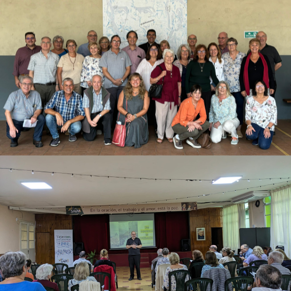 No sábado, dia 16, foi realizado em Aguada o Encontro de Irmãos e Fraternidades do setor Uruguai, já que não pôde ser realizado em San José, devido às inundações que estão afetando grande parte do país. Participaram mais de 30 Irmãos e Leigos das Fraternidades.